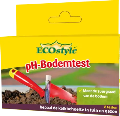 ECOstyle Bodemtest - ph zuurgraadtest - 8st ECOstyle Bodemtest - ph zuurgraadtest - 8st
