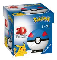 Ravensburger - pokémon ultra ball 3d puzzel 54 stuks - thumbnail