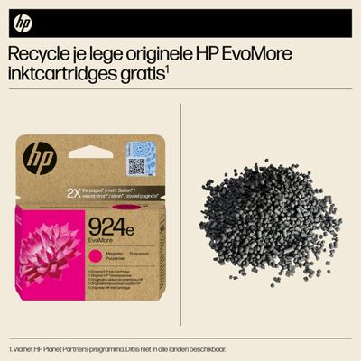 Originele inkt cartridge HP 00P OFFICEJET PRO 8120, 8130 SERIES - 924E Magenta Originele inkt cartridge HP 00P OFFICEJET PRO 8120, 8130 SERIES - 924E Magenta