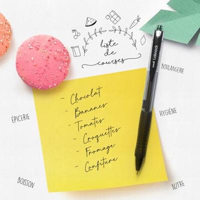 Boligrafo de tinta líquida Uni-Ball Rollerball Laknock SN-100 Zwart 0,3 mm (12 Onderdelen)