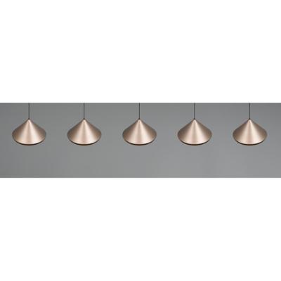 Trio 5-lichts hanglampLaguna koffie bruin - 336210565