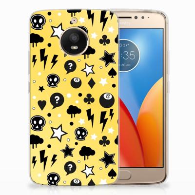 Silicone Back Case Motorola Moto E4 Plus Punk Geel
