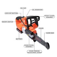 BLACK+DECKER GKC1820L20 Accu elektrische kettingzaag - thumbnail
