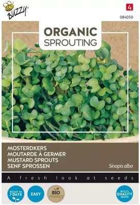 Zaden Bio Knip & Eet Mosterdkers (BIO) Buzzy - Buzzy Zaden Bio Knip & Eet Mosterdkers (BIO) Buzzy - Buzzy
