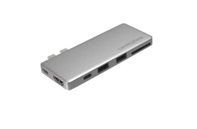 LandingZone USB Type-C Hub New Macbook Pro USB-C USB-A USB-C -Gen HDMI SD-kaart