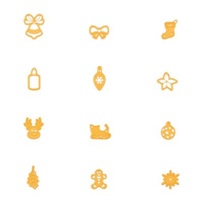 Nellie's Choice • shape dies kerstversieringen 12st.