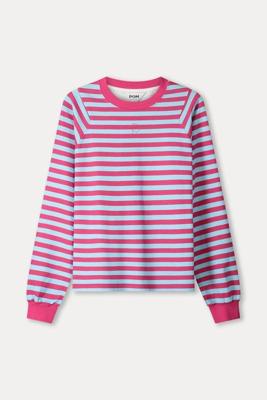 POM Amsterdam Top Striped Bright | Rose