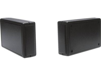 Strapubox 2834 SW Universele behuizing 100 x 60 x 25 ABS Zwart 1 stuk(s)