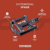 CONTEC systeem-pedaal "spade" ct mtb pedals spade spd, m.cleats, black - thumbnail