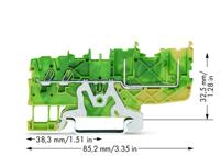 WAGO 2020-1407 Basisklem 50 stuk(s) - thumbnail
