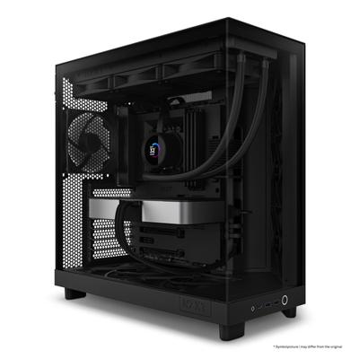 ATX Semi-toren doos NZXT H6 Air Flow Zwart