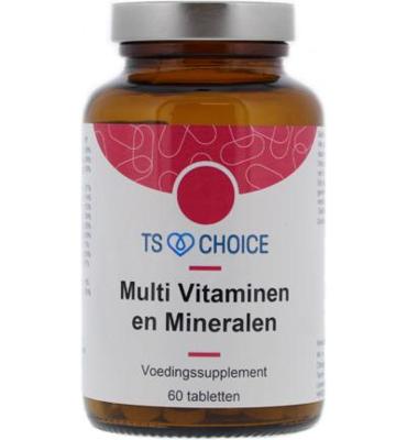 TS Choice Multi Vitaminen En Mineralen Tabletten TS Choice Multi Vitaminen En Mineralen Tabletten