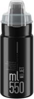 ELITE bidon "jet plus" bottle jet plus 550ml black/grey with cap - thumbnail