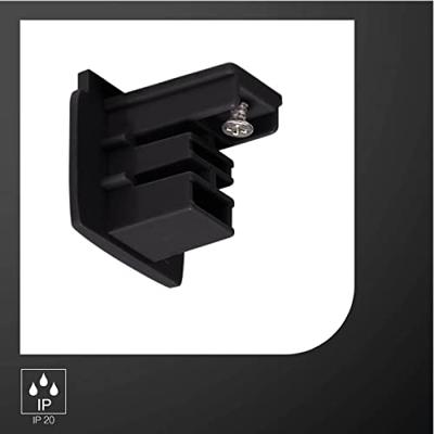 SLV 175060 S-Track 230V-railsysteemcomponenten Zwart