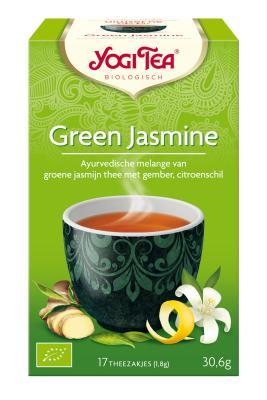 Yogi Tea Green jasmine bio 17 Zakjes