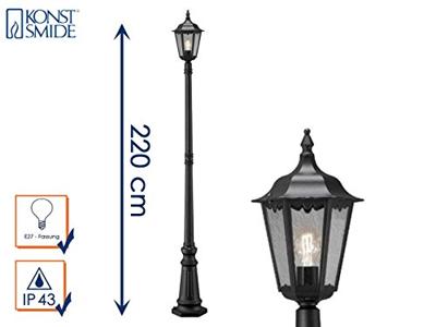 KonstSmide Klassieke tuinlantaarnFirenze zwart - 7233-750