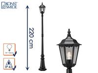 KonstSmide Klassieke tuinlantaarnFirenze zwart - 7233-750 - thumbnail