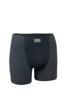 Heren Boxershort smal streepje - Elastisch katoenen heren ondergoed - onderbroek - zwart, blau