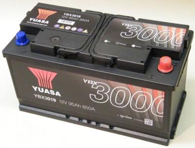 Yuasa SMF YBX3019 Autoaccu 95 Ah Pooltype: T1