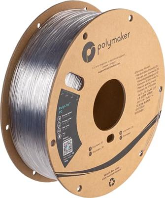 Polymaker PC01001 PolyLite Filament PC (polycarbonaat) Hoge stijfheid, Hittebestendig 1.75 mm 1000 g Transparant 1 stuk(s)