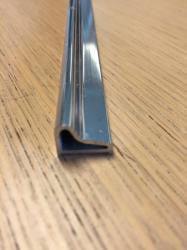 Wiesbaden Chroom aluminium bodemstrip lengte 58 cm