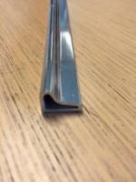 Wiesbaden Chroom aluminium bodemstrip lengte 58 cm - thumbnail