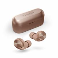 Technics EAH-AZ40M2EN Draadloze oordopjes met ruisonderdrukking multipoint Bluetooth, comfortabele in-ear oortelefoon hoofdtelefoon met ingebouwde microfoon, aanpasbaar tot 5,5 uur speeltijd, roségoud - thumbnail