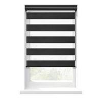 Fenstr Duo rolgordijn Nice lichtdoorlatend - zwart (15060) - Leen Bakker - thumbnail