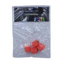 Pluggenset OCC Motorsport OCCLEV001 4 Stuks Fluorescerend Rood - thumbnail