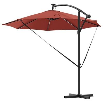 Cantilever Banana Parasol Terracotta 294 x 294 x 248 cm