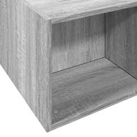Bedframe bewerkt hout grijs sonoma eikenkleurig 135x190 cm - thumbnail