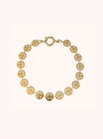 Bonnie Studios smiley armband goud - thumbnail