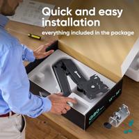 ONKRON G80 81,3 cm (32") Bureau Zwart - thumbnail