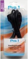 Enzo Pro-1 Voedingskabel 230 volt laptop klavertje 1.5 meter - 9278720 - thumbnail