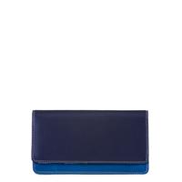 Mywalit leren portemonnee Medium Purse donkerblauw/blauw - thumbnail