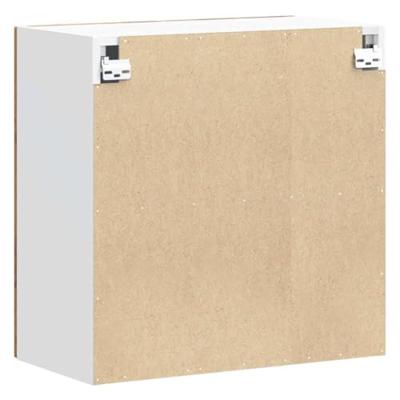 Keukenwandkast Lucca bewerkt hout oud houtkleurig Keukenwandkast Lucca bewerkt hout oud houtkleurig