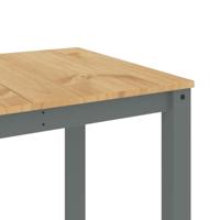 Eettafel Panama 160x80x75 cm massief grenenhout grijs - thumbnail