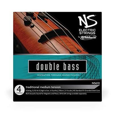 D&apos;Addario NS610 NS Electric Traditional Bas,3/4 Scale,Medium Tension elektrische contrabas snaren set