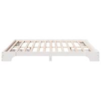 Bedframe Wit 200 x 200 cm Massief grenenhout - thumbnail