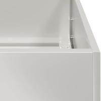 Plantenbak 120x40x80 cm roestvrij staal - thumbnail