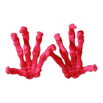 Halloween Decoraties Skelet Roze (2 Onderdelen)