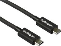 StarTech.com 0.8 m  Thunderbolt 3 naar Thunderbolt 3 kabel - 40Gbps - USB-C kabel - 100W PD - Dual 4K - TB3 gecertificeerd - TBLT34MM80CM - thumbnail