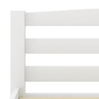 Bedframe massief grenenhout wit 180x200 cm - thumbnail