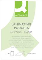 Q-CONNECT lamineeretui 2x 125 micron 65x95mm 100 stuks - thumbnail