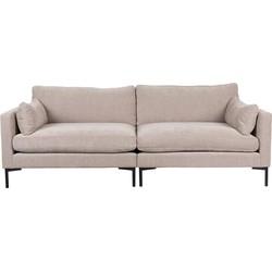 Zuiver 3-zits Bank 'Summer' kleur Latte