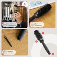 Olivia Garden Blowout Shine Brush Black Ø35mm - thumbnail