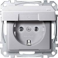 Merten MEG2314-0460 Wandcontactdoos System M Aluminium 1 stuk(s) - thumbnail