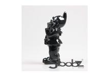 Stoobz kabouter peace 31cm zwart - thumbnail