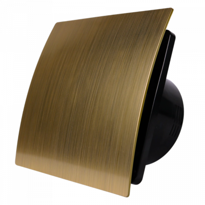Badkamer/toilet ventilator - met timer - Ø125mm - goud