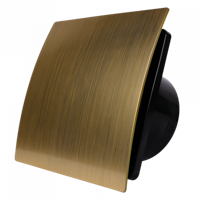 Badkamer/toilet ventilator - met timer - Ø125mm - goud - thumbnail